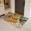 Tappetino per Pavimento Anime G-Garfield Tappetino per Porta in Flanella Antiscivolo Assorbente Lavabile Tappeto per Interni Casa