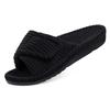Fashion Kidmi Women Slippers Corduroy Bedroom Shoes with Arch Support Velcro Adjustable Women's Cotton Slippers House Slippers for Women