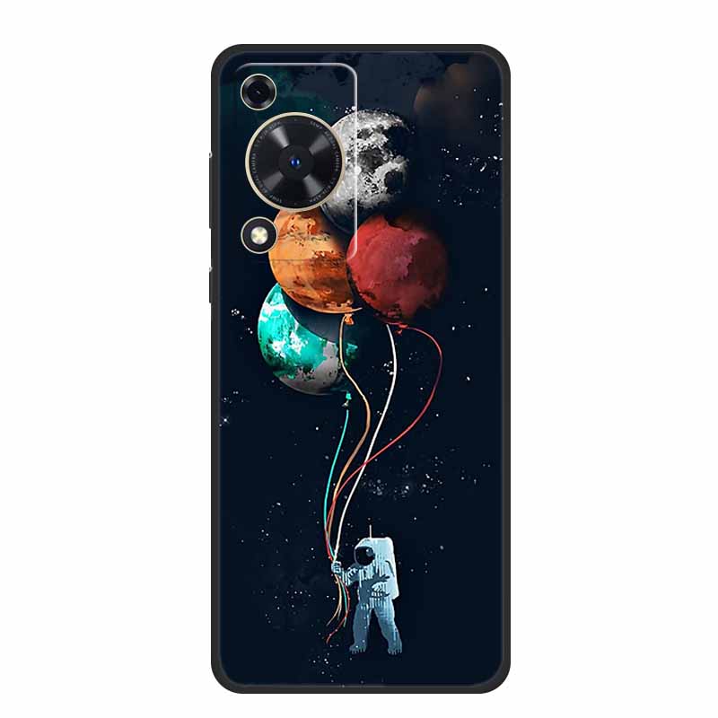 For Huawei Nova Y72s Phone Case Y 72 s Coque Black Silicone Soft Back Cover Case For Huawei Nova Y72 Y63 Case Y 63 Funda Shell