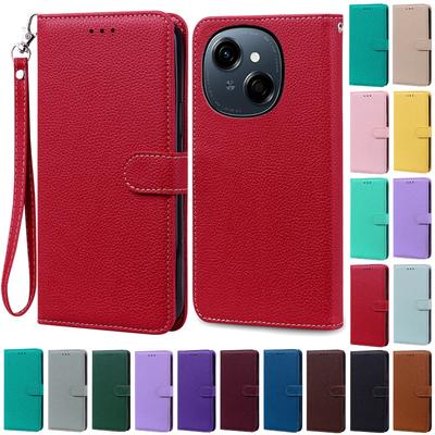 Per Tecno Spark go 1 Custodia Flip in Pelle Portafoglio Cover Per Tecno Spark Go 1 Custodia Morbida Silicone Copertura a Libro Magnetica Coque Fundas