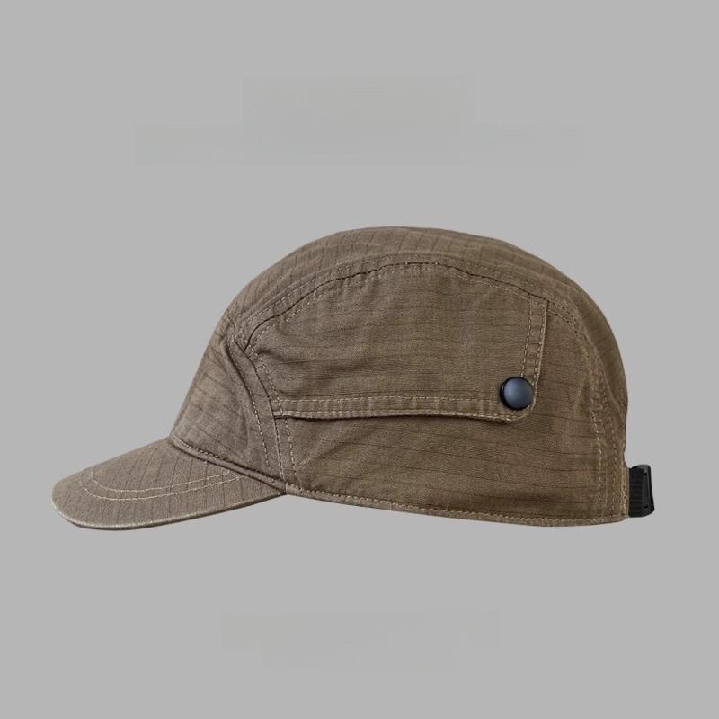 Vintage Cotton Mesh Cap With Embroidered Design For Casual Outdoor Wear