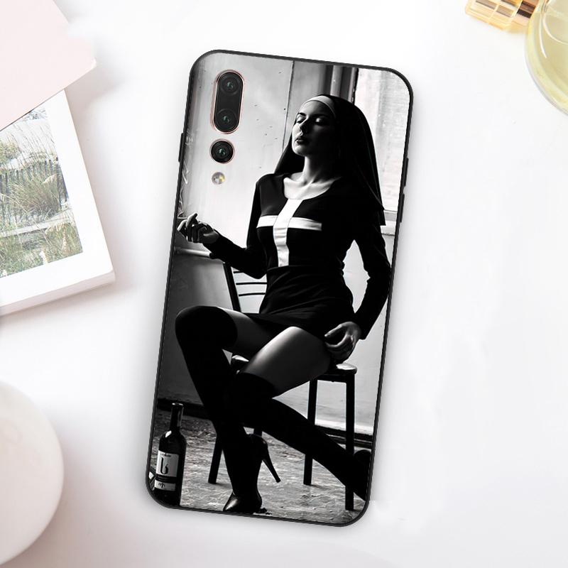 

Nun Girl Sexy Style For Huawei Nova Y73 Y72 Y90 Y70 Y60 Y91 Y61 12s 12i 11i 8i 9 10 SE P60 P30 Pro P40 Lite Case Huawei Nova Y91