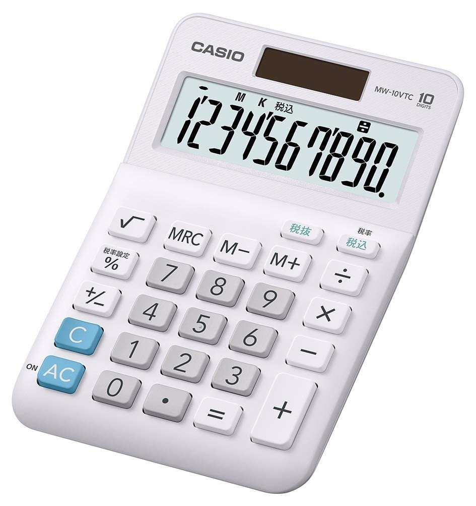 

Casio Standard Calculator Mini Just Type 10 Digit MW-10VTC-N