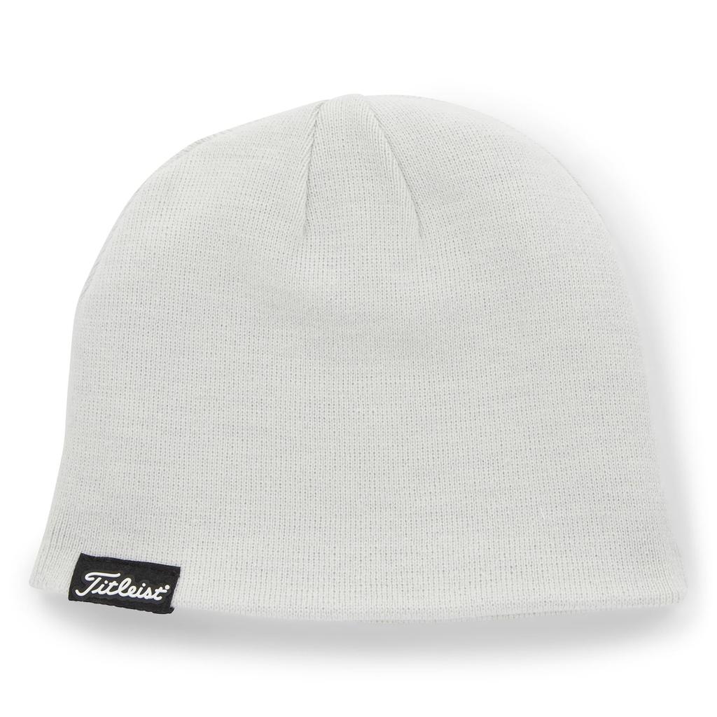 Titleist Player's Reversible Beanie, Heather White x Heather Gray, TH23PB-10G