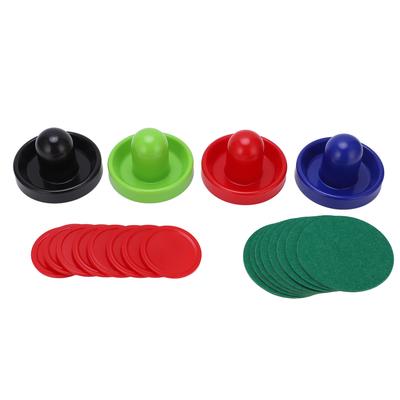 Mehrfarbiges Hockey-Zubehörset Pucks Schieber Ersatz Tische Spielschieber Pucks Set