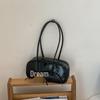2025 Women's Korean Style Bow Baguette Shoulder Bag - Versatile Boston Bowling Bag