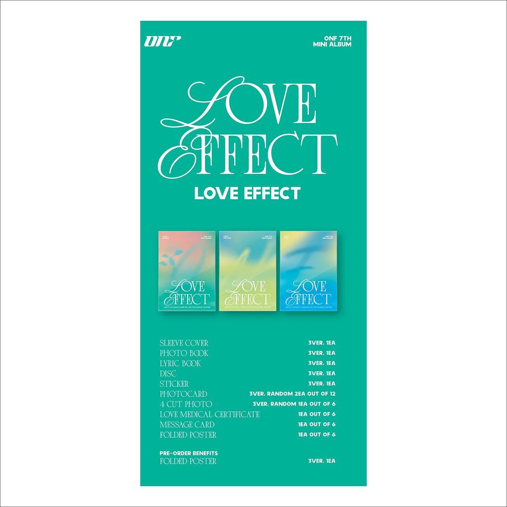 ONF LOVE EFFECT / 7th Mini Album