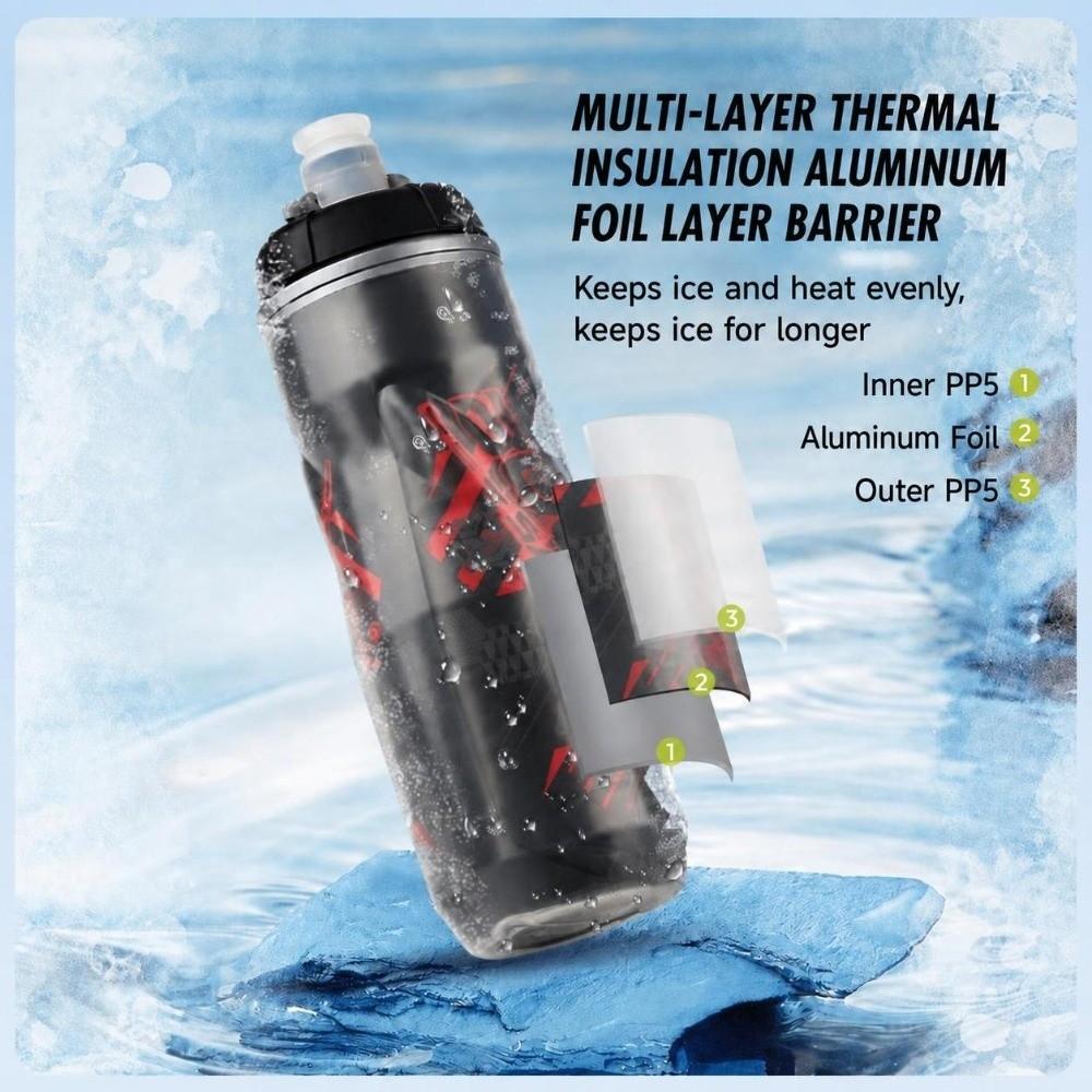Double Layer Insulation Sports Water Bottle Cycling Water Bottle Outdoor Cyclin