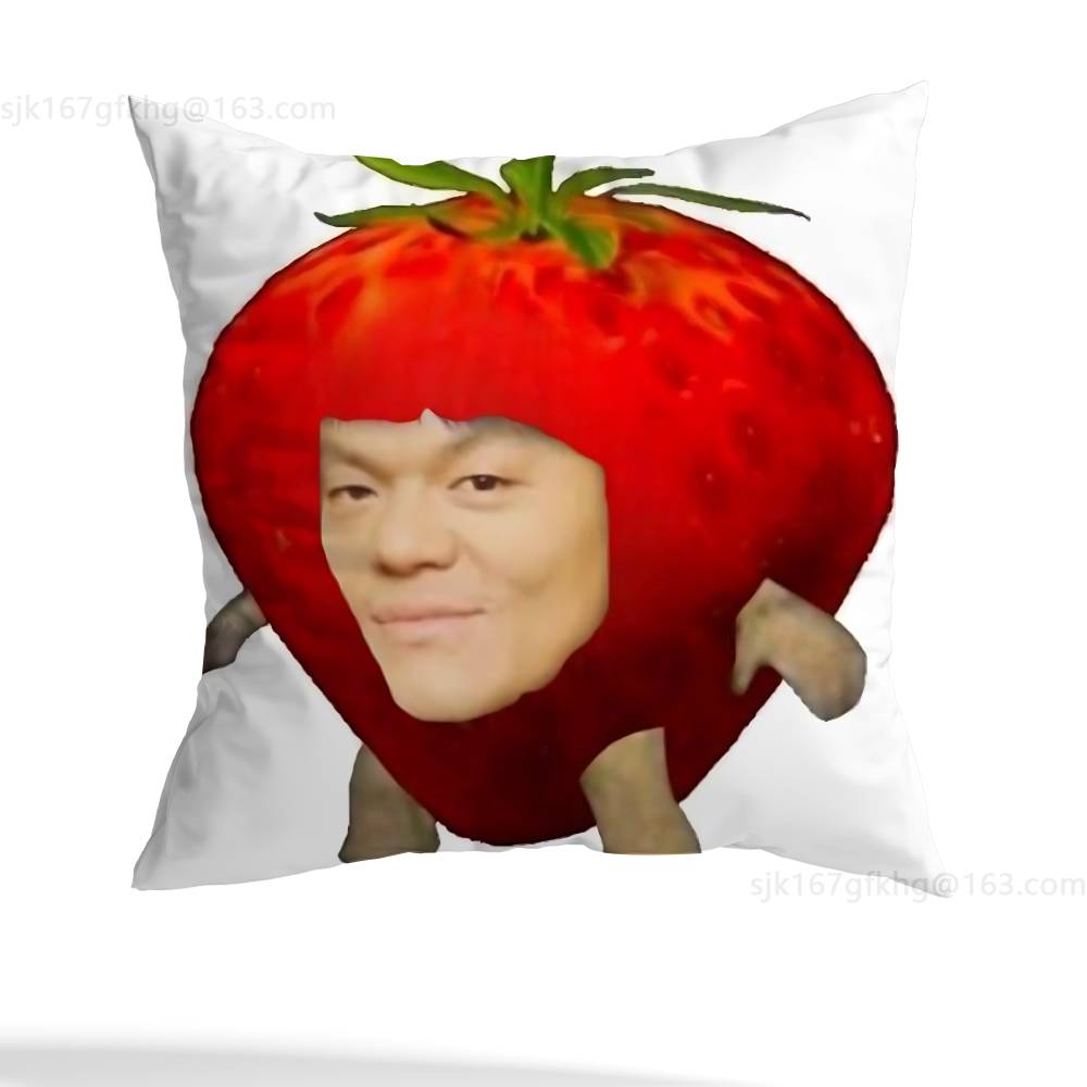 J-JYP Meme Modern Throw Pillow Case Pillow Case Living Room Sofa Cushion Cover Suitable For Home Bedroom Room Decoration