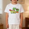 New Cartoon Yoshi Kid TShirt Cartoon Printed Casual Trendy Cute Boys and Girls Children Adults Parent Child  T Shirts