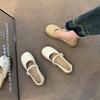 Mary Jane Small Leather Shoes Women's New Summer with Skirt Shoes Women's Single Shoes Gentle