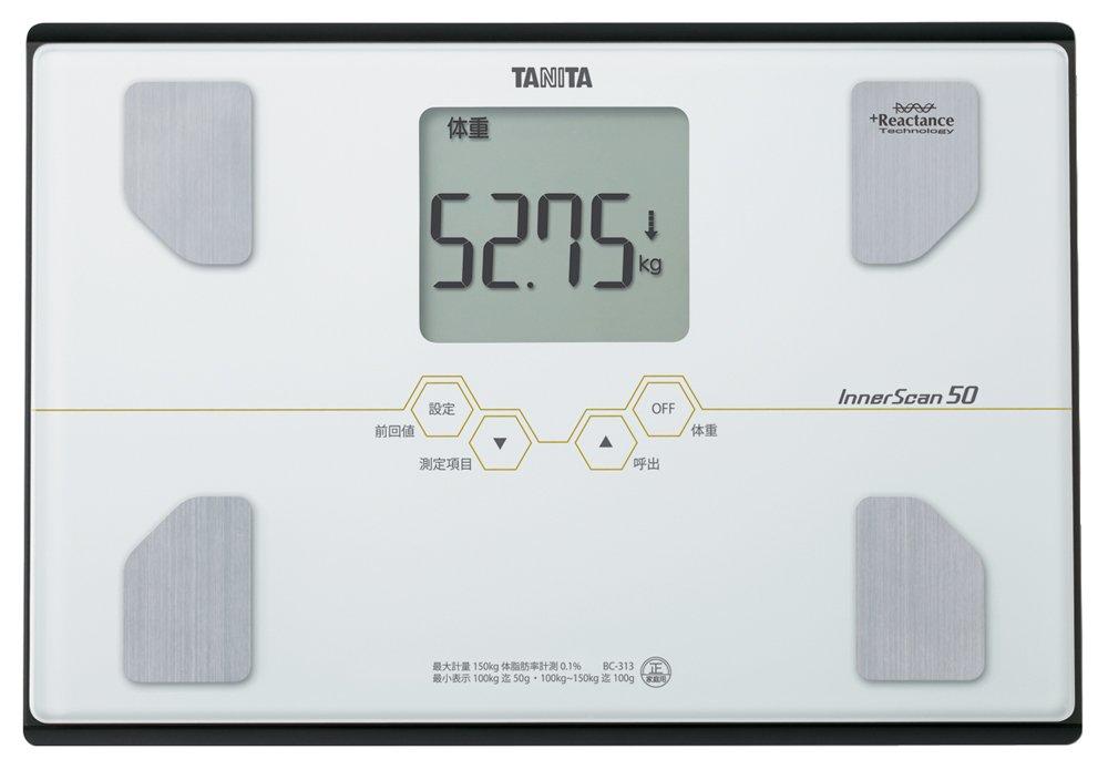

Tanita Composition Meter Inner Scan 50 Pearl White Weight/Body BC-313-WH