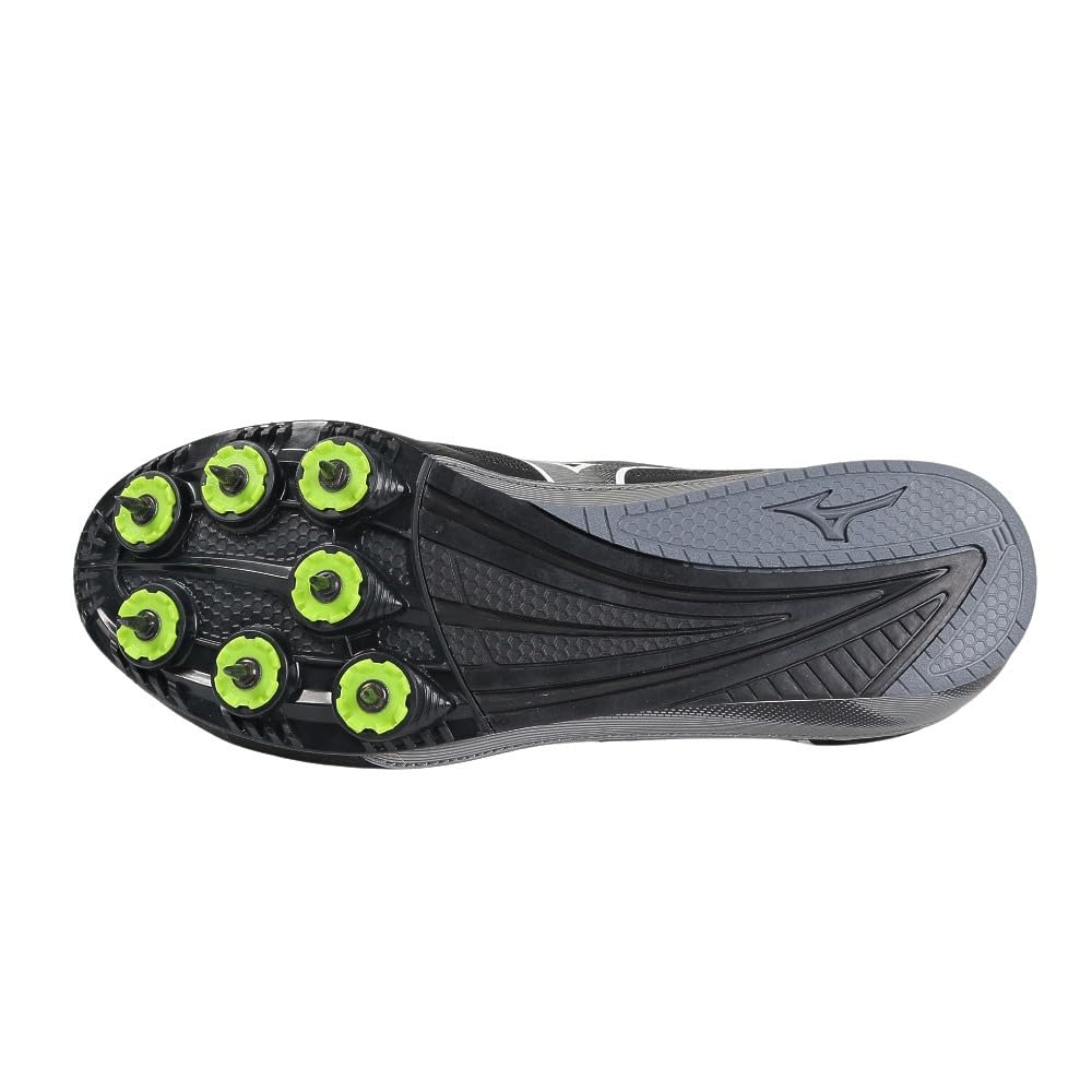 Mizuno Track and Field Shoes 2 WIDE Gray Cm 3E X-First Black/Dark 26.0