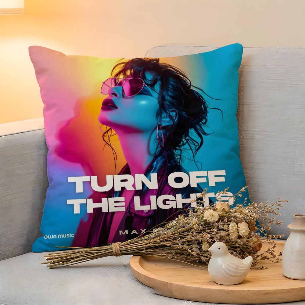 Cushion Cover  Linen  SkinFriendly Soft Decorative Case For Sofa Home Decor Max Oazo Album Cover Pillow cover