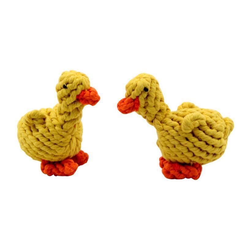 Bite-Resistant Interactive Puppy Knot Toy for Teeth Cleaning and Training