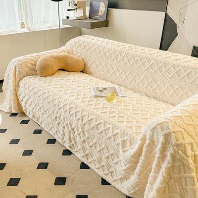 Autumn Winter Taffeta Fleece Sofa Blanket Soft Comfortable Protective Cover for 1-3 Seater Sofas Jacquard Plush Throws Blanket