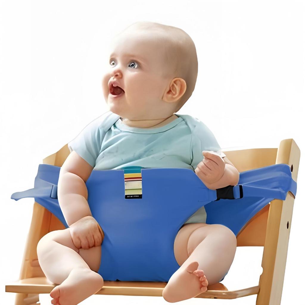 Ceinture de sécurité pour chaise haute bébé portable avec table - Sangle de retenue pour siège d'alimentation pour nourrisson