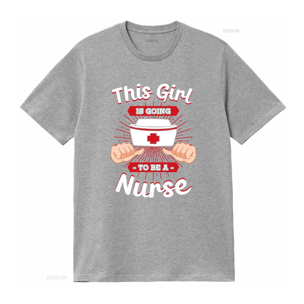 This Girl Is Going To Be A Nurse T Shirt Funny For Registered Practitioner Life Rn Nursing Student Vintage Washed Versatile