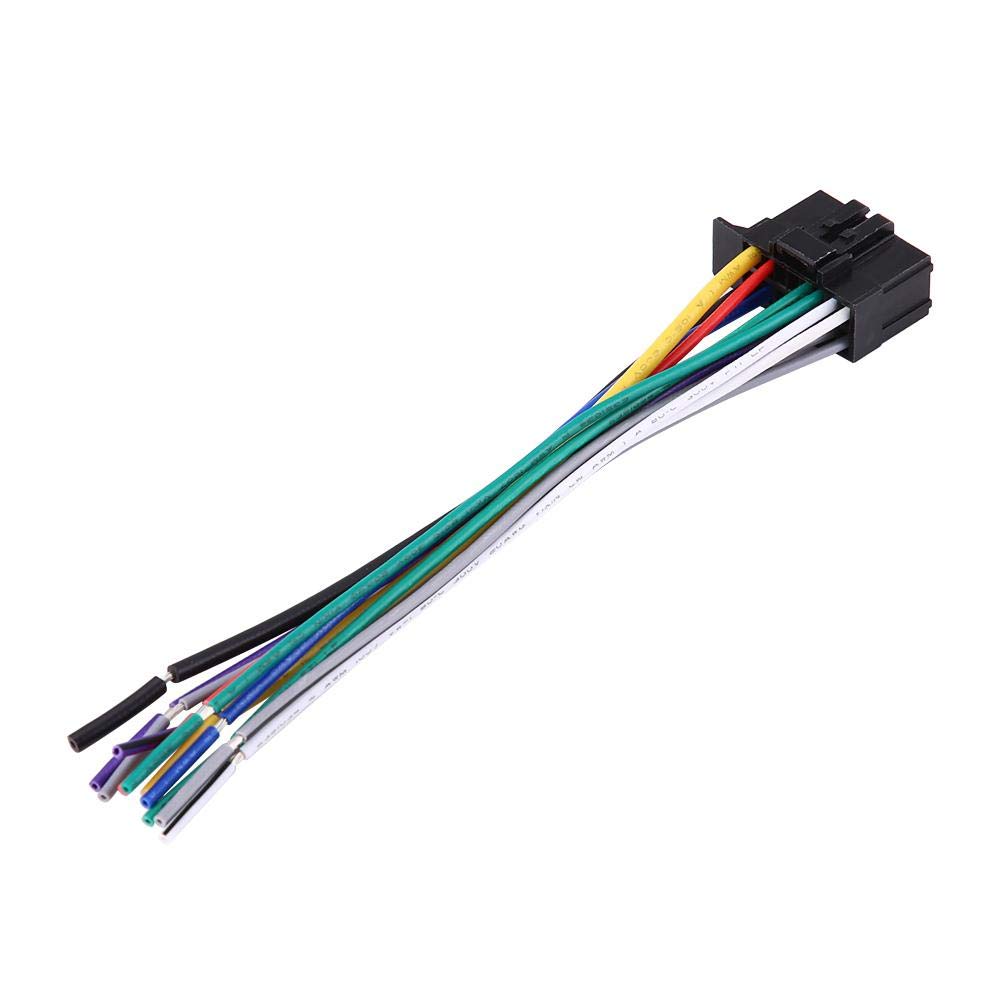 Car Radio Harness, Car Stereo Harness Plug, FM Harness, Plastic + Metal Material, 5.9