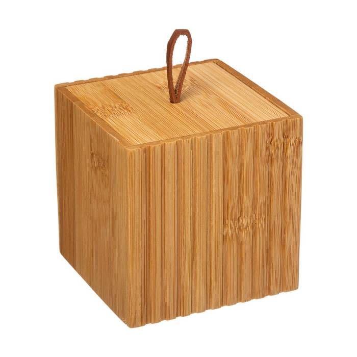 5five - pot à cotons "terre inconnue" bambou