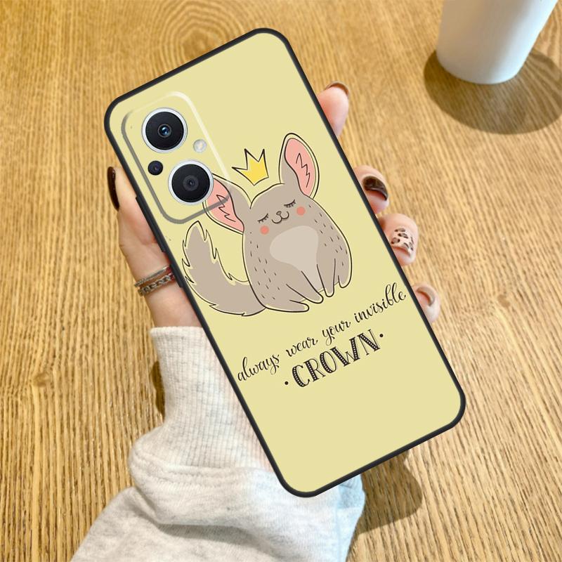 Süße Cartoon Chinchilla Hülle Für OPPO Reno 10 11 12 13 14 Pro 14F 13F 12F 11F 7 8 Lite OPPO Find X5 X8 X9 Pro Hülle