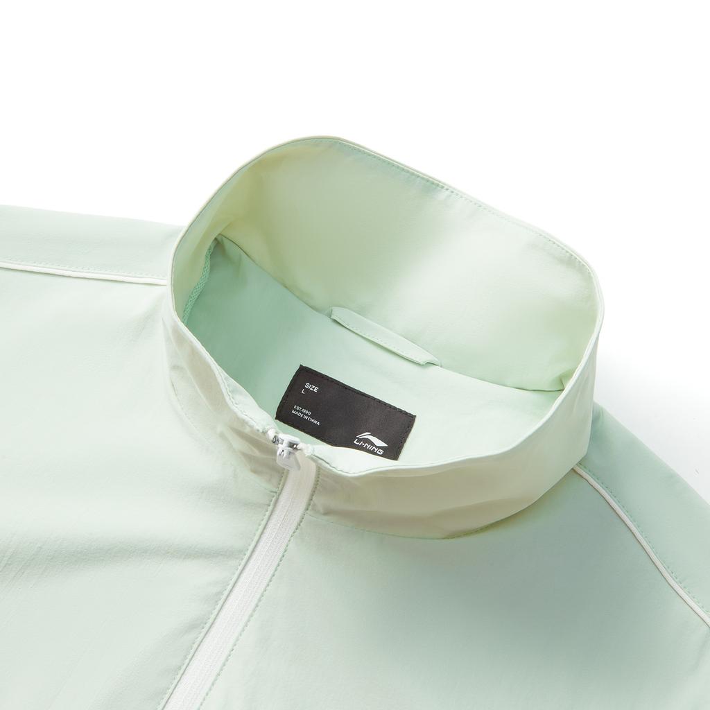 Li Ning Sports Lifestyle Series Long Sleeve Casual Woven Coat Women outerwear Ice-Green AFDV456-8