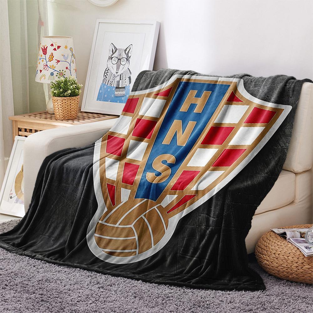 Croatia National Football Team Flannel Blanket, High quality Comfortable for All Seasons, Home Decor, Warmth and Comfort