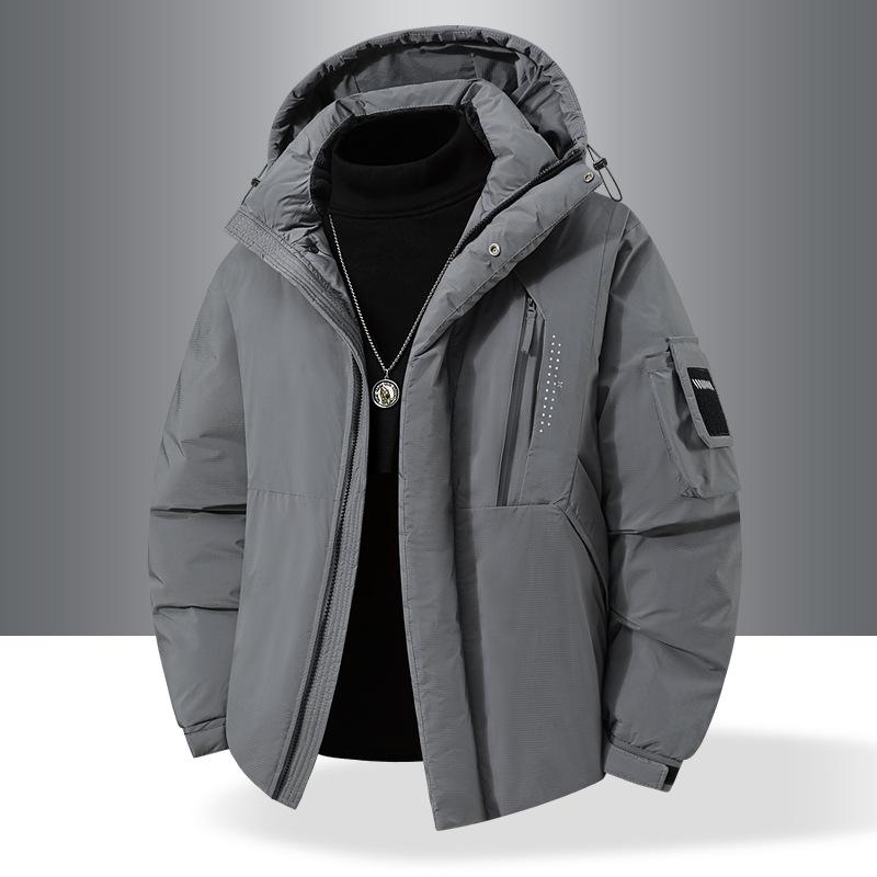 Cotton Jacket Men's Thick Business Casual Cotton Jacket Outdoor Function Windproof and Cold Proof Youth Leisure Versatile Cotton Jacket