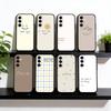 Minimalist  Phone Case Black Silicone Soft For Samsung Galaxy A73,A72,A71,A70,A53,A52,A51