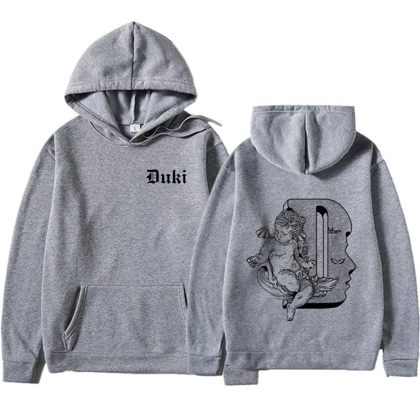 Rapper Duki Tour Merch Sweatshirt Graphics Gothic Casual Oversized Y2k Clothes Hoodie Hip Hop Mens Loose Pullover