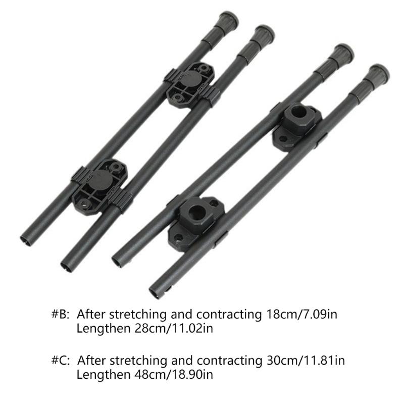 Gambe Tavolo da Campeggio Estensibili per Esterno con Design Telescopico Adatte per Allestimenti Portatili e Adattamenti Stabili
