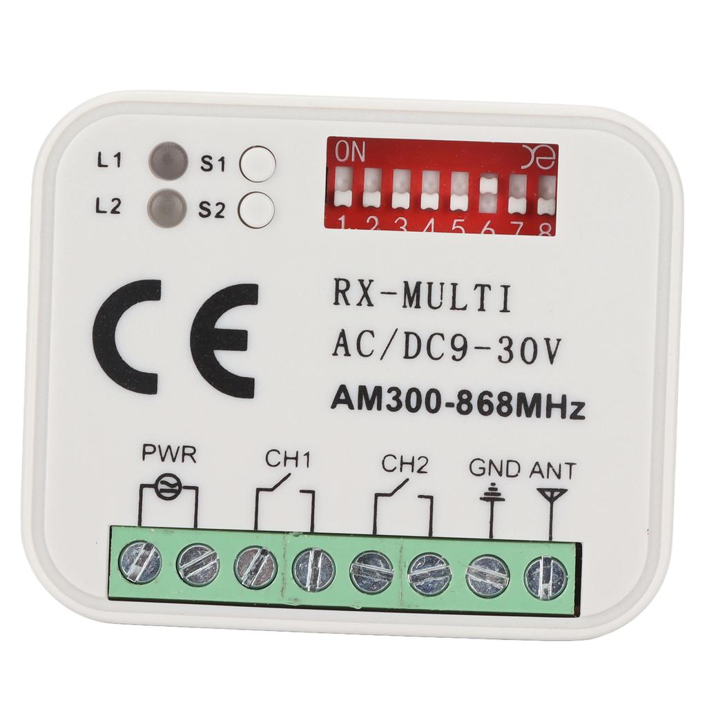 2 Way Remote Control Switch Module Universal Smart Wireless 300 To 868MHz Multifrequency Remote