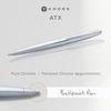 CROSS Ballpoint Pen ATX Pure Chrome Regular Import Product Oil-based N882-2