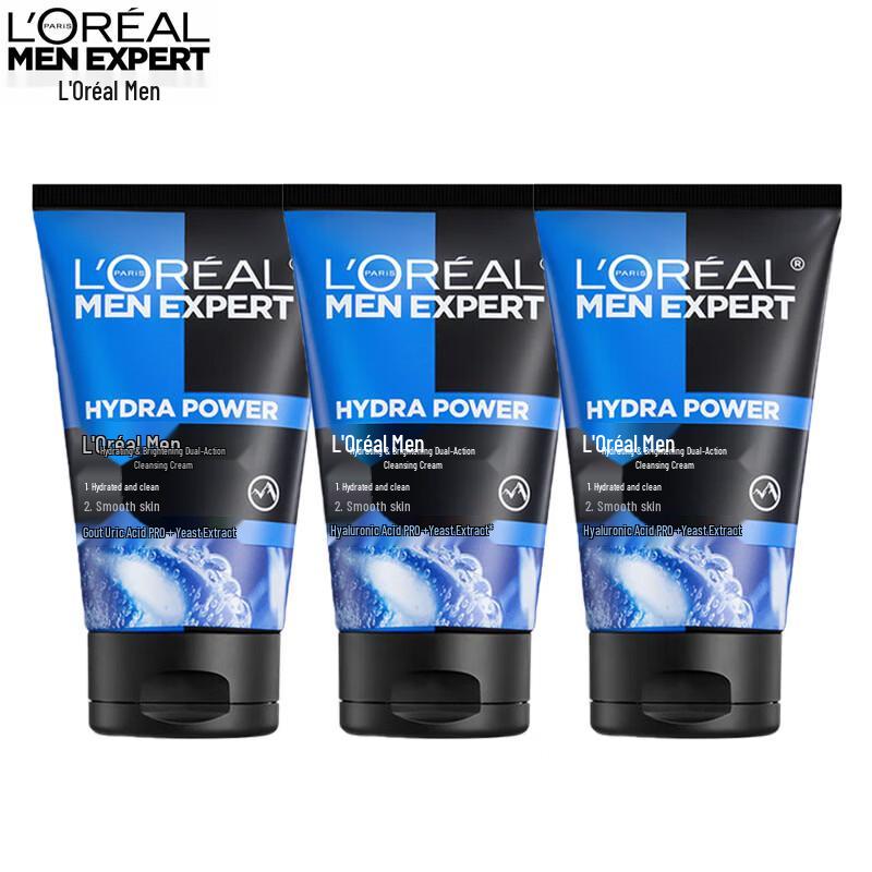 L Oréal Men Expert Hydra Energetic Dual Action Facial Cleanser