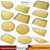 Nordic Style Imitation Bamboo Melamine Round Plate
