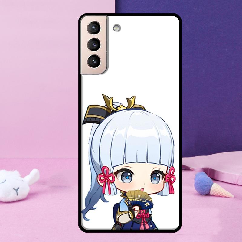 

Genshin Impact Kamisato Ayaka Phone Case For Samsung Galaxy S25 Ultra S24 S23 Ultra S9 S10 S20 S21 S22 Plus S24 FE Cover Galaxy S23