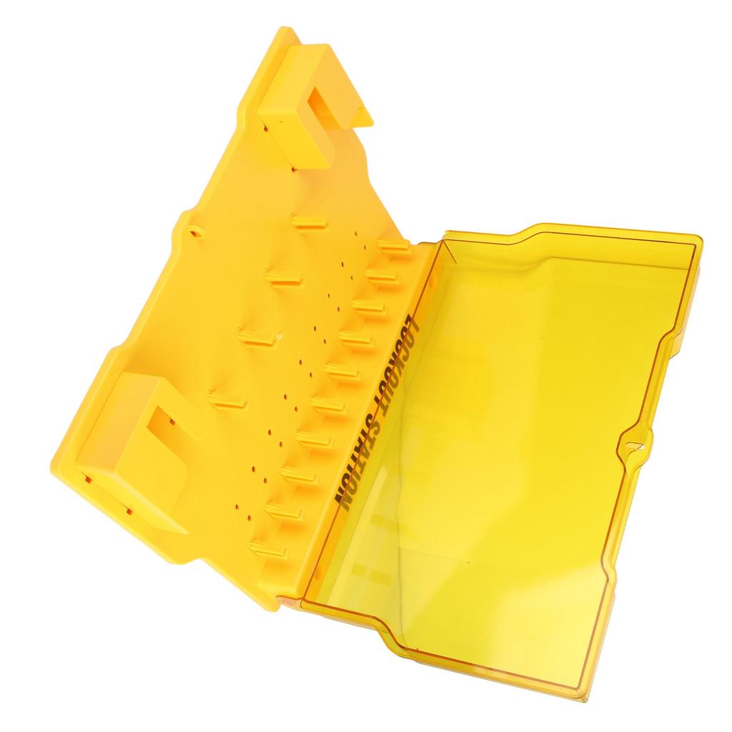 Lockout Tagout Station Durable Visualization Management Lockout Station with Cover for Lockout Safety Supply