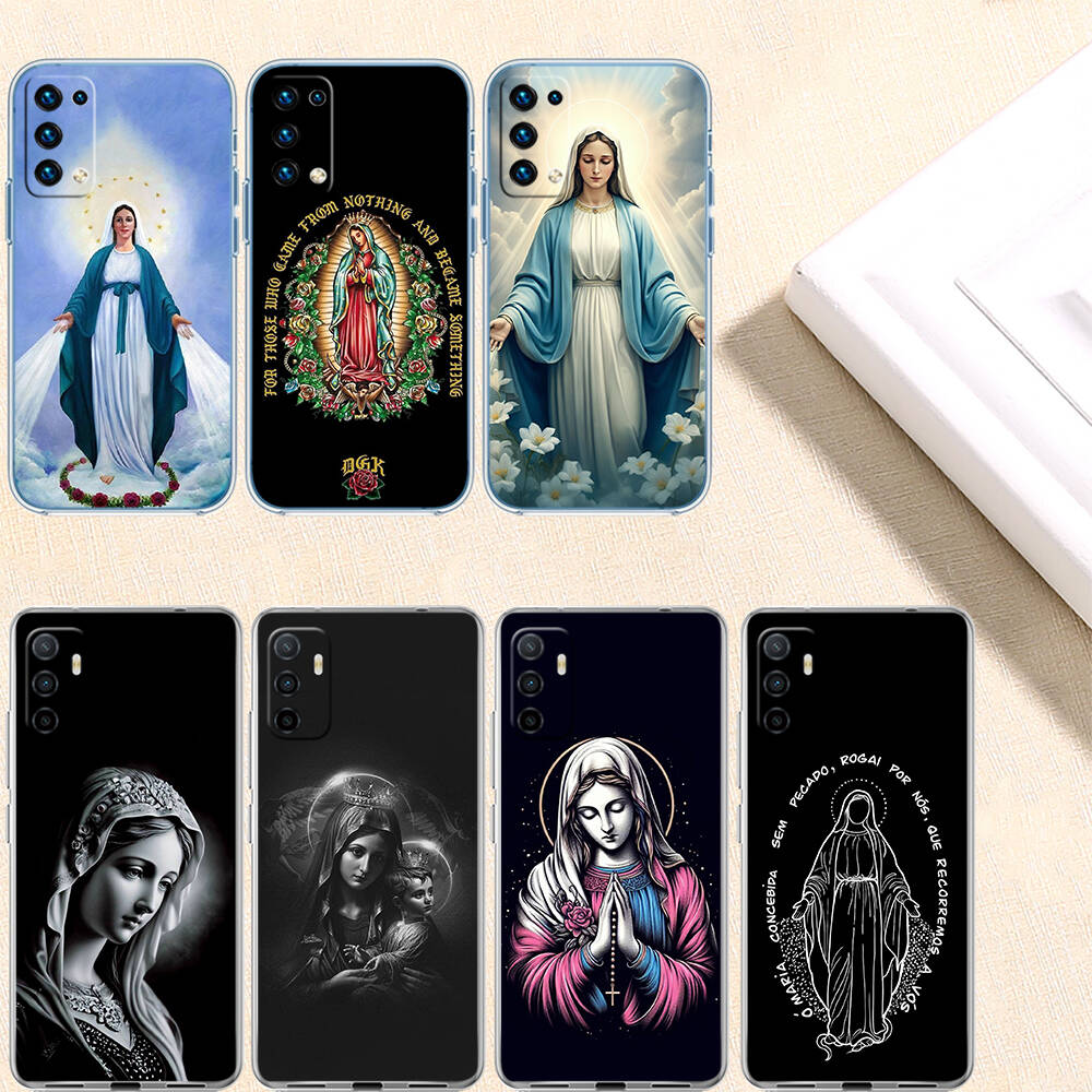 Virgen Maria Case for Motorola E7 E22 E20 E13 E15 E22S E30 E40 G10 G20 G04 G22 G23 G05 G75 G35 G55 G6 G7 G8 G9 Plus Power Play