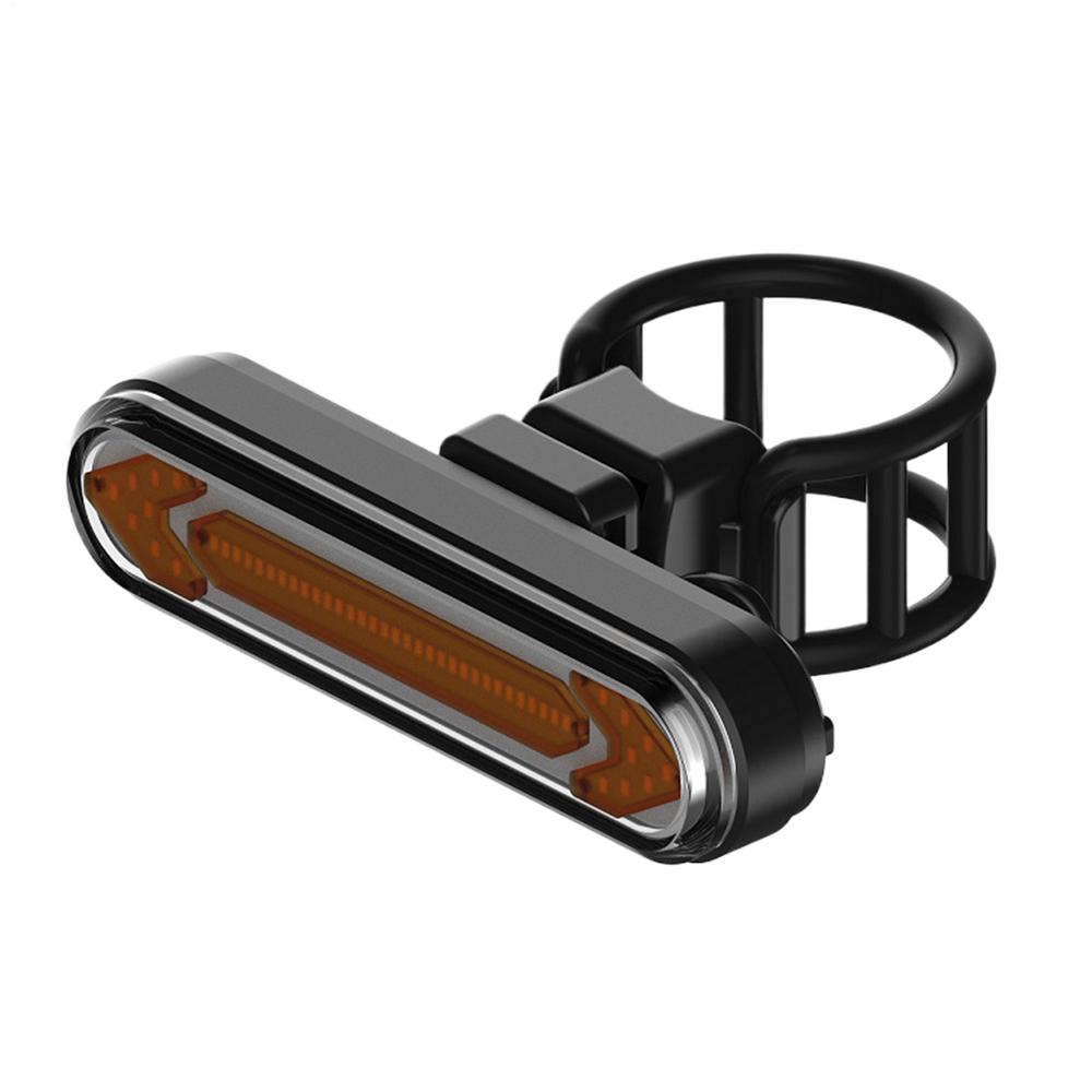 Bike Tail Light LED Turn Signal Lamp For Scooter Wireless Remote Control Waterproof Bike Tail Bright Safety Warning Light With чёрный