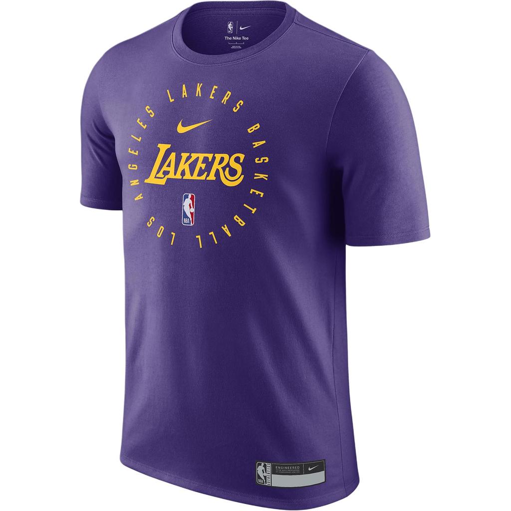 New Nike Nba Los Angeles Lakers Dri Fit T Shirt HF0673-504