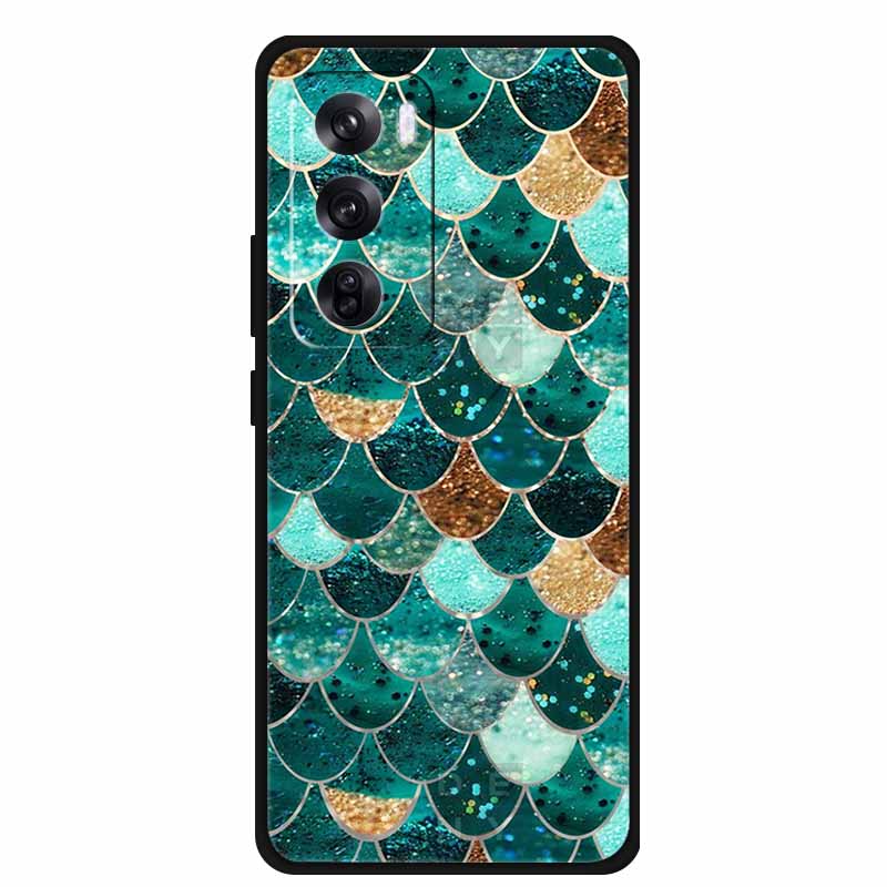 Funda For OPPO Reno 12 / Reno12 Pro Global Case Fashion Printed Soft Silicone Back Cover For Reno12 Pro Cat Phone Case Reno12 5G