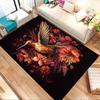 1pc Hummingbird Flowers Themed Rug for Home Decor, Non-slip Office Carpet, Chair mat, Outdoor Mat, Christmas and Halloween gifts-0731016