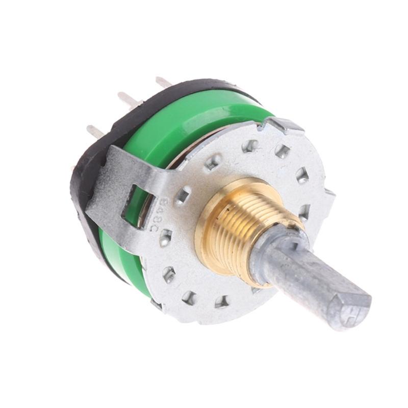 Rotary Switcher 4 Rod 12 Position SRRM1C7800 Power Amplifier Sound Signal Switcher Half Shaft Power Amplifier