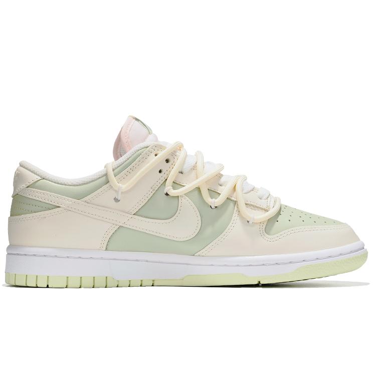Nike Dunk Low Lime Ice Low Top Skateboard Shoes Women's Beige Green DD1503-600(Team62-)