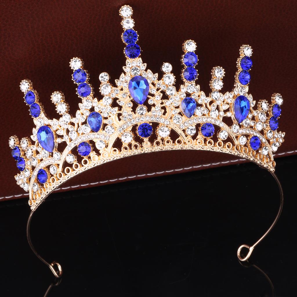 Prinzessin Kristallkrone Tiara Mädchen Geburtstag Stirnband Auftritt Laufsteg Kleid Accessoires Königin Königin Krone