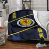 Scotland Print Flannel Blanket High Quality Warm Comfortable Cover for All Seasons Perfect for Gifts Home Decor