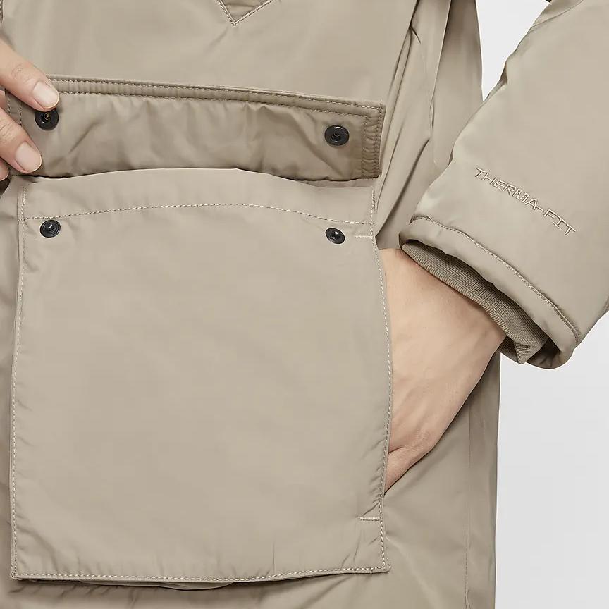 Nike Therma-Fit Fashion Versatile Loose Comfortable Jacket Men Jacket Khaki FZ0870-247