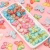 Two-tone Gradient Butterfly Beads  For DIY Necklace Bracelet Jewelry Making Accessories