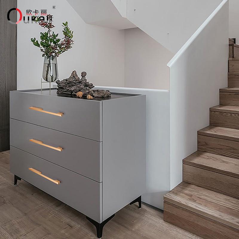 High Quality Luxury Hardware Cabinet Furniture Kitchen Drawer Dresser Pull Aluminium Profile Wardrobe Long Room Handles