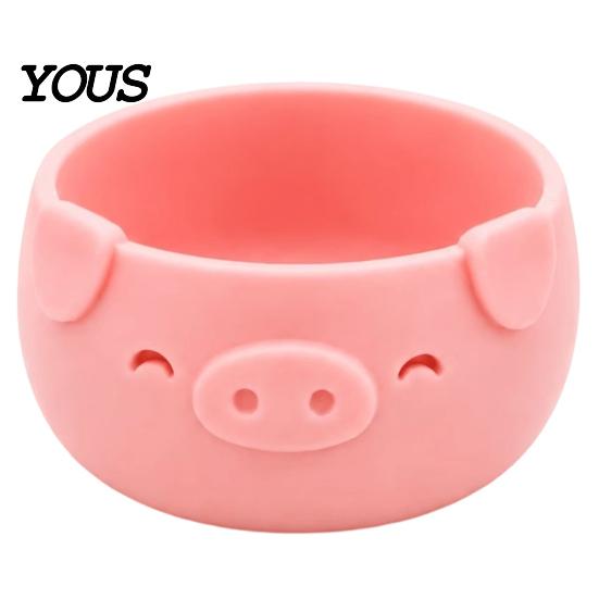 Practical Daily Gift Idea 3D Printed Piglet Storage Bowl, Cute Pig Desktop Organizer for Hair Ties Minimalist Tidy Bowl and Jewelry, Decorative